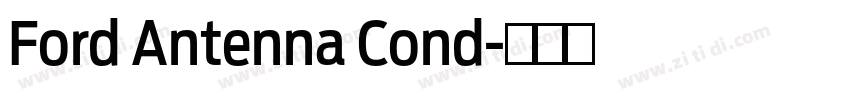 Ford Antenna Cond字体转换 Ford Antenna Cond字体转换